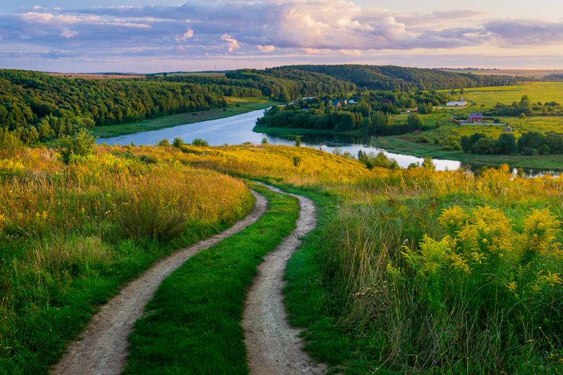 тула, тульская область, река, упа Вид на реку Упа. Поселок Приупский, Тульская область. фото превью