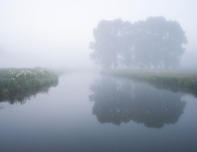 Туманная перспектива в селе Белая  фото превью