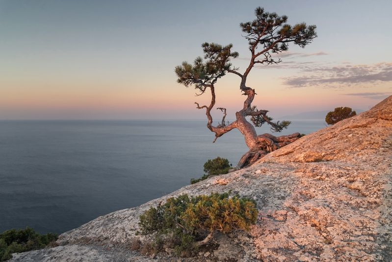 Крым, Море, Пейзаж, Рассвет На Пике Космос фото превью