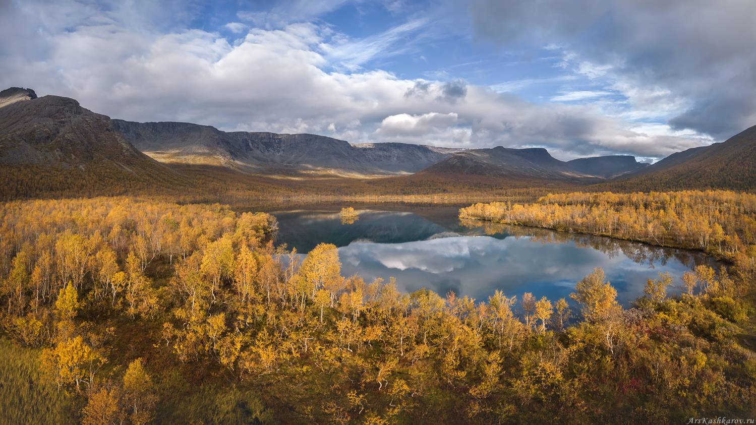 кольский полуостров, хибины, арктика, вудъявр, мурманская область, лесотундра, золотая осень, Арсений Кашкаров