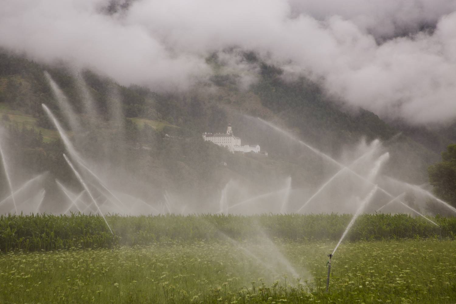 горы пейзаж облака утро осень, Мурзинов Виктор