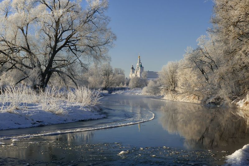 Зимнее утро фото превью