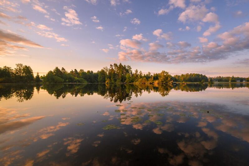 вуокса, приозерск, утро Утренний калейдоскоп. фото превью