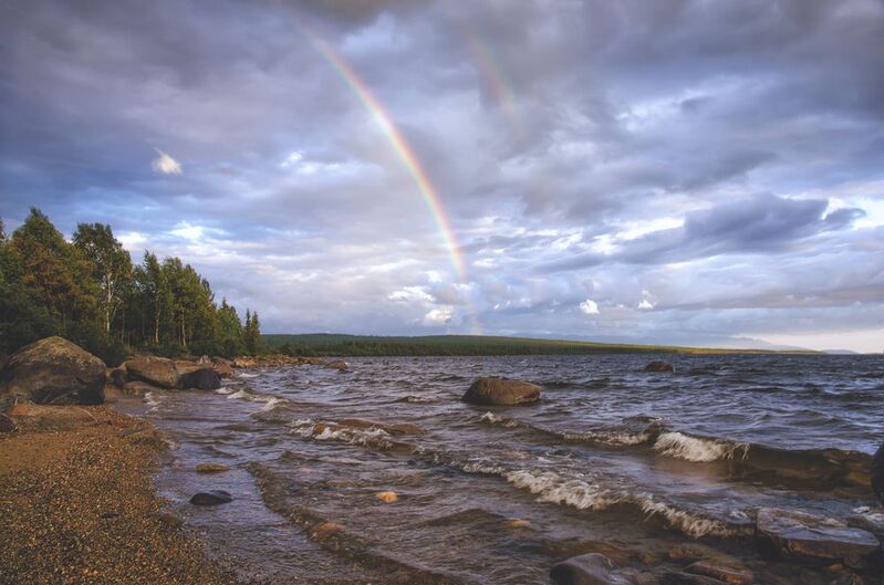 кольский, имандра,озеро После дождя. фото превью