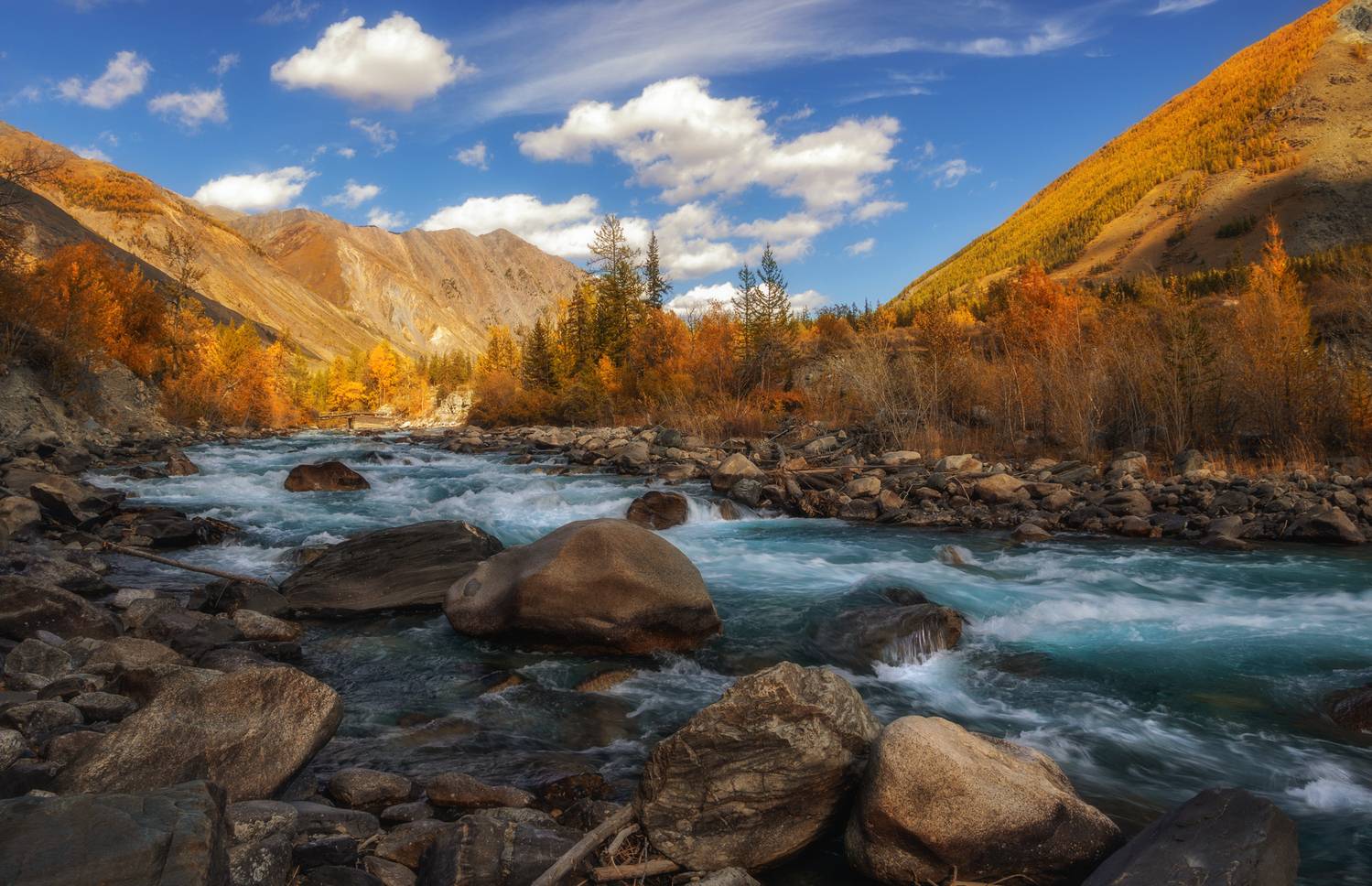 горный алтай, осень, река карагем, Lora Pavlova