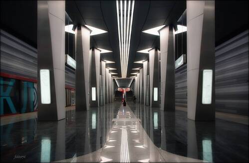 станция метро Авиамоторная БКЛ. Москва