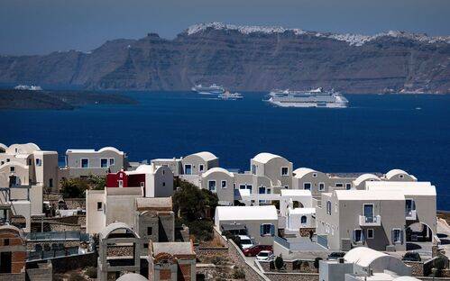 Overlooking the Aegean