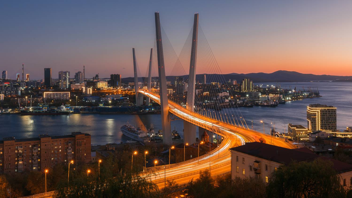 владивосток, приморье, приморский край, город, мост, золотой мост, Александр Писарев