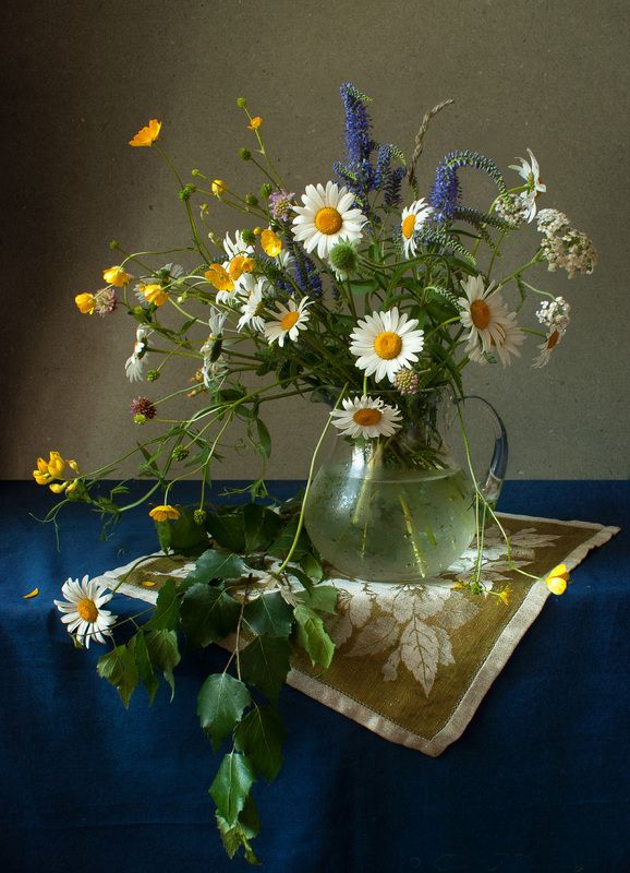 букет, ромашки, лето Летний букет фото превью