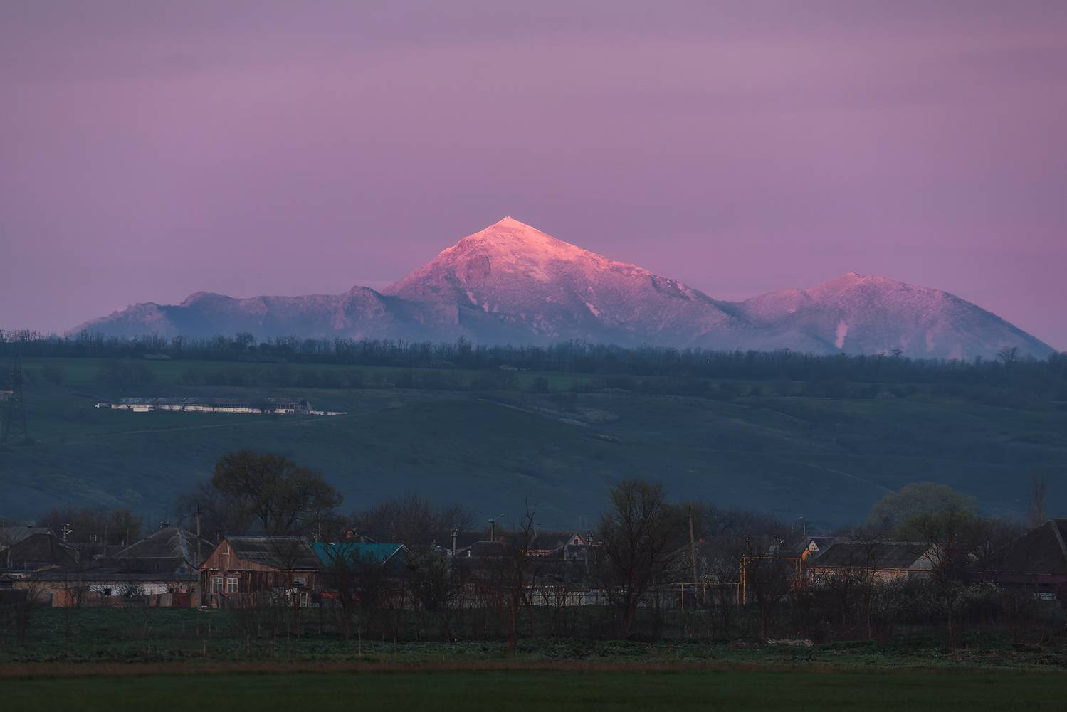 кавказ, горы, кмв, кавказские минеральные воды, гора, бештау, рассвет, Zakharov Armen