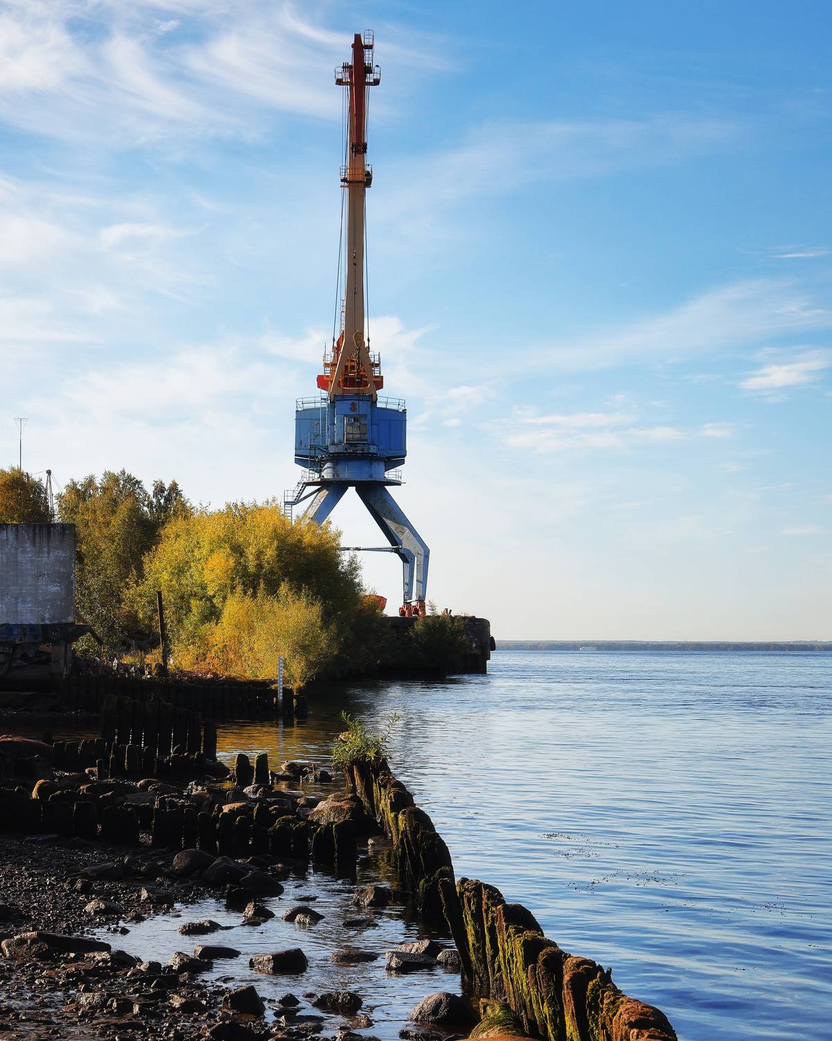 архангельск, осень, пейзаж, соломбала, река, Александр Титов