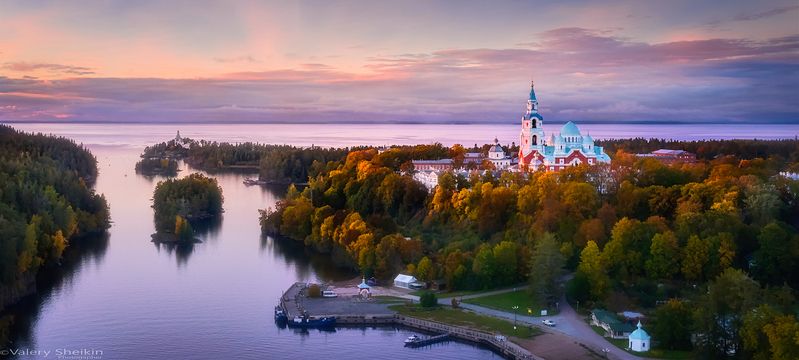 Пролетая над Валаамом в вечерний час... фото превью