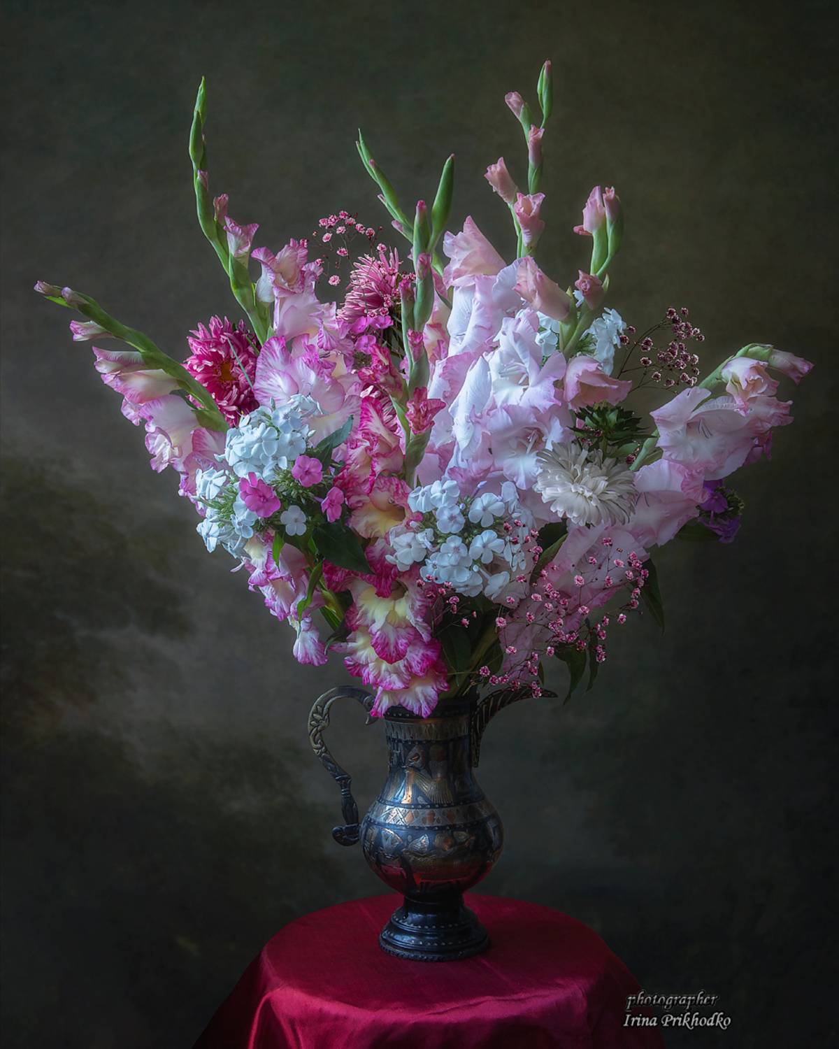 натюрморт, цветы, букеты, сезоны, Приходько Ирина