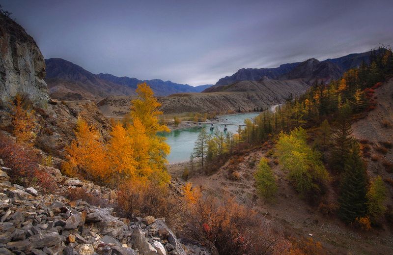 Осень в горах фото превью