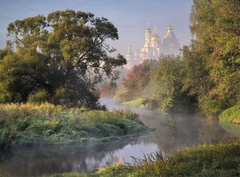 новый иерусалим, река истра, сентябрь, осень Сентябрьское утро фото превью