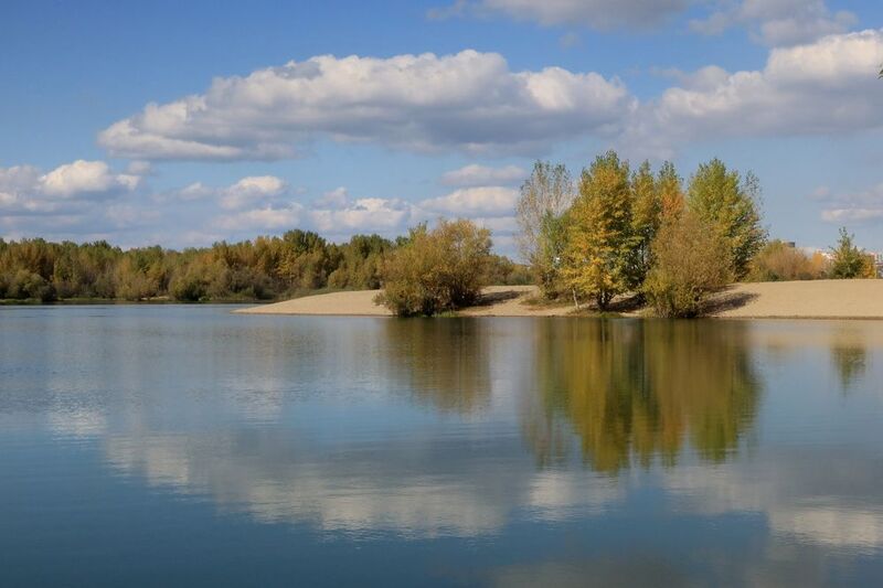 Осень в облаках фото превью