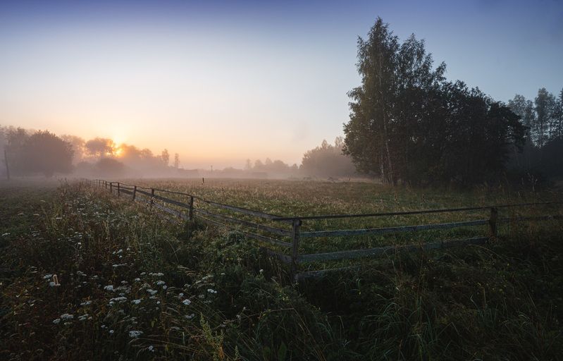 сентябрь Торбеево Рассвет сентября... фото превью