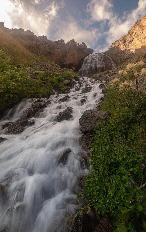 Водопад Девичьи косы, Приэльбрусье фото превью