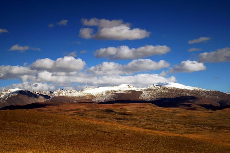 пейзаж, небо, тучи, горы, алтай, горный алтай, сукор, Плыли по небу тучки... фото превью