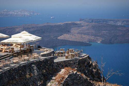 Overlooking the Aegean
