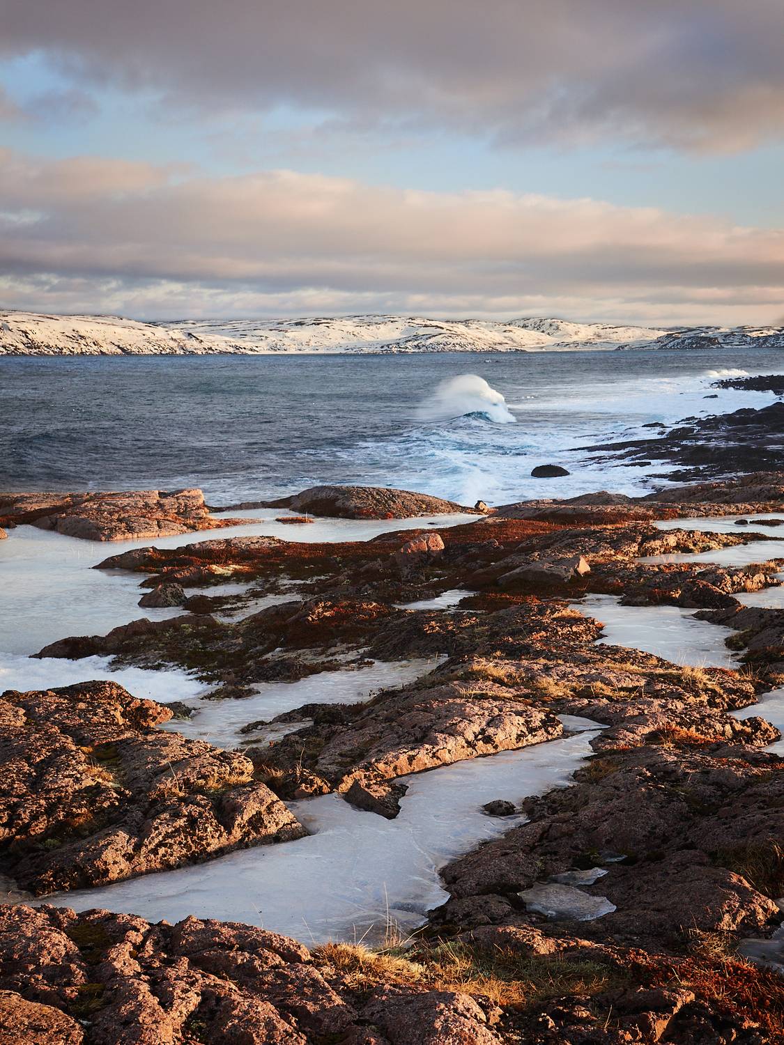 Кольский, Териберка, Баренцево море, волны, Михаил