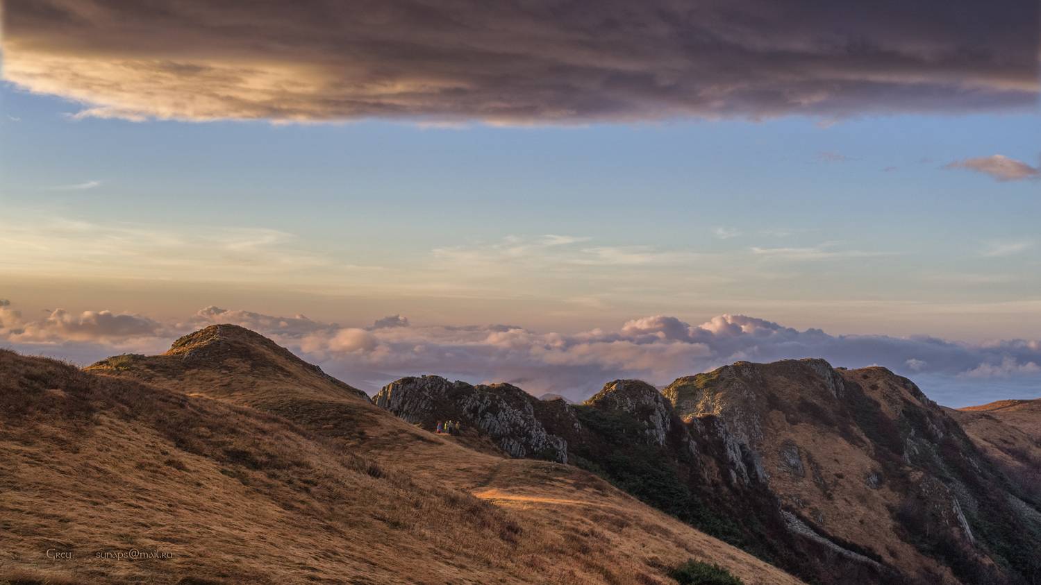Семиглавая Кашина горы закат облака скалы, Сергей Павлов