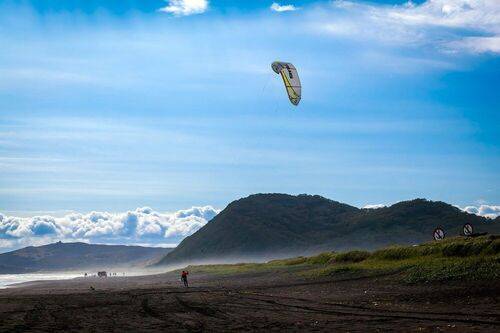 Кайтсёрфинг на Камчатке