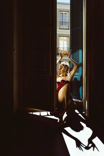 Half in darkness, half in dream