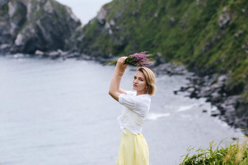 фотограф находка, фотограф олег мороз, постановочная фотография, фотосессия на природе, женский портрет, находка  фото превью