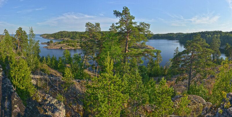 карелия, ладога, путсаари, вечер Вечер на острове Путсаари фото превью