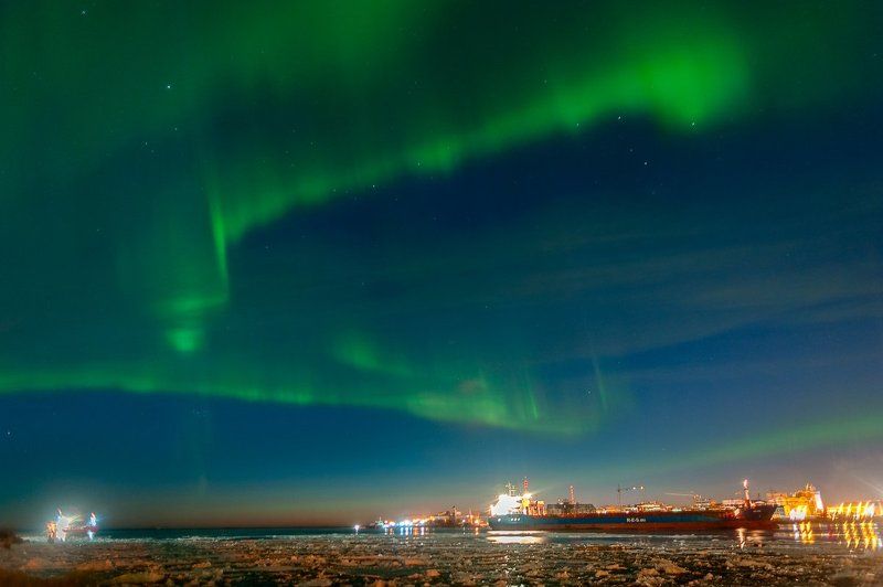 Сполохи над Архангельском фото превью