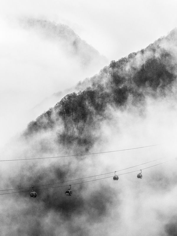 Когда облака приходят в горы фото превью