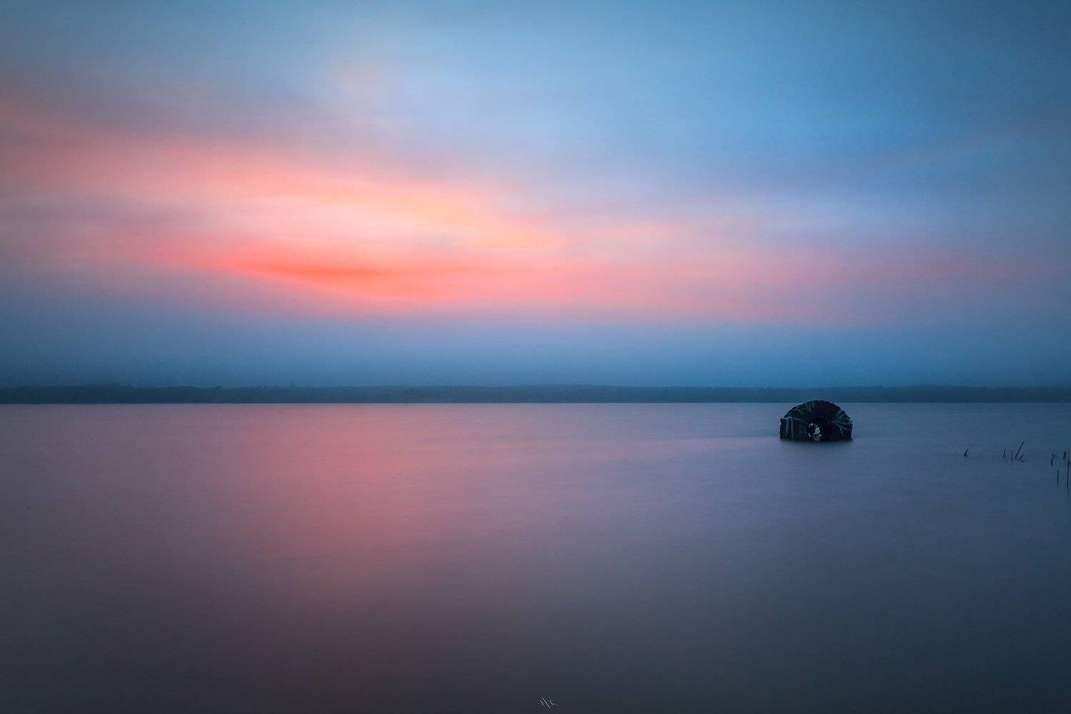 Curoniain gulf, Lithuania, Long exposure, Sunset, Руслан Болгов (Axe)
