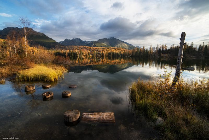 Словакия, озеро, Štrbské pleso, горы, татры Štrbské pleso фото превью