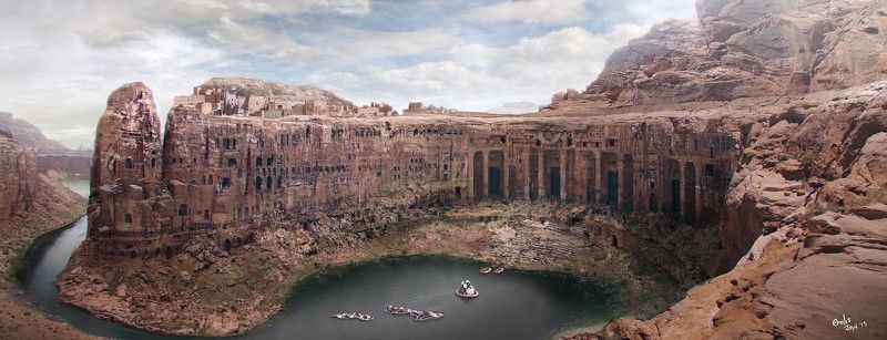 photobash, digital manipulation, fantasy The Treasury фото превью