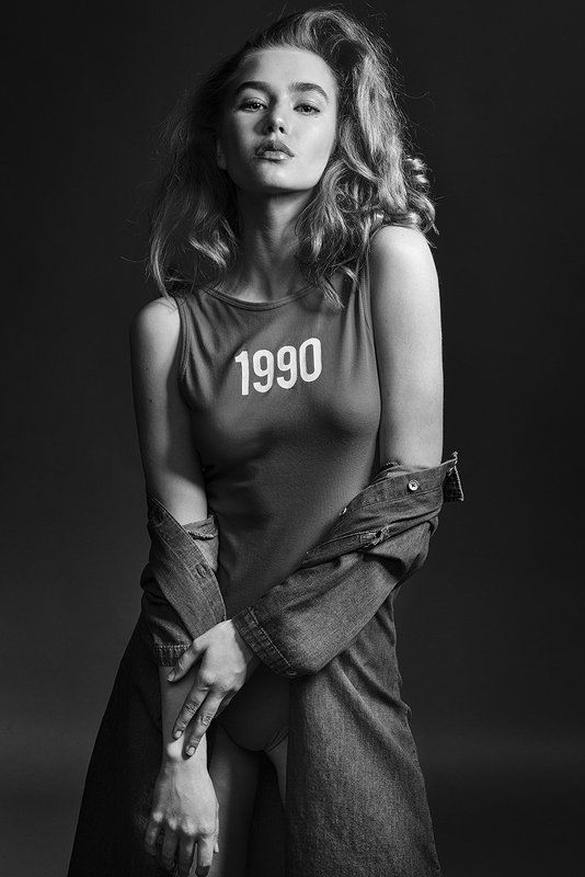 blackandwhite, portrait, girl, polishgirl Kristi фото превью