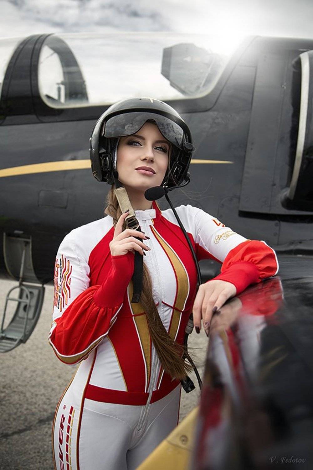 Блондинка, Девушка, Пилот, Федотов Вадим(Vadius)
