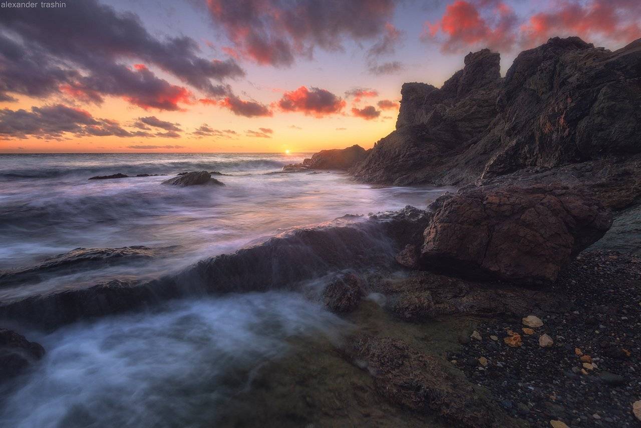 крым, морской пейзаж, пейзаж, фиолент, Александр Трашин