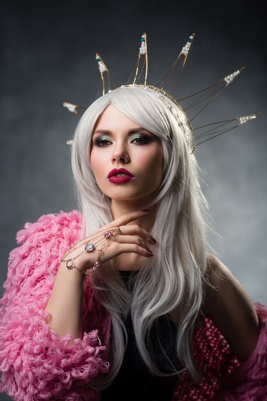 Гламур, Девушка в короне, Корона Царевна фото превью