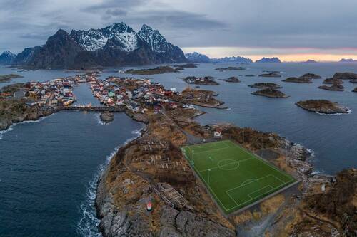 Socker above the Arctic Circle