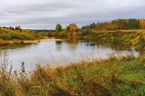 Осень на реке Пинеге