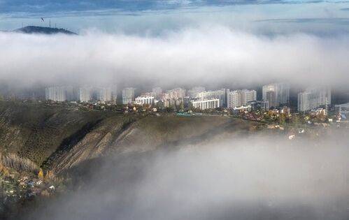 Город в тумане