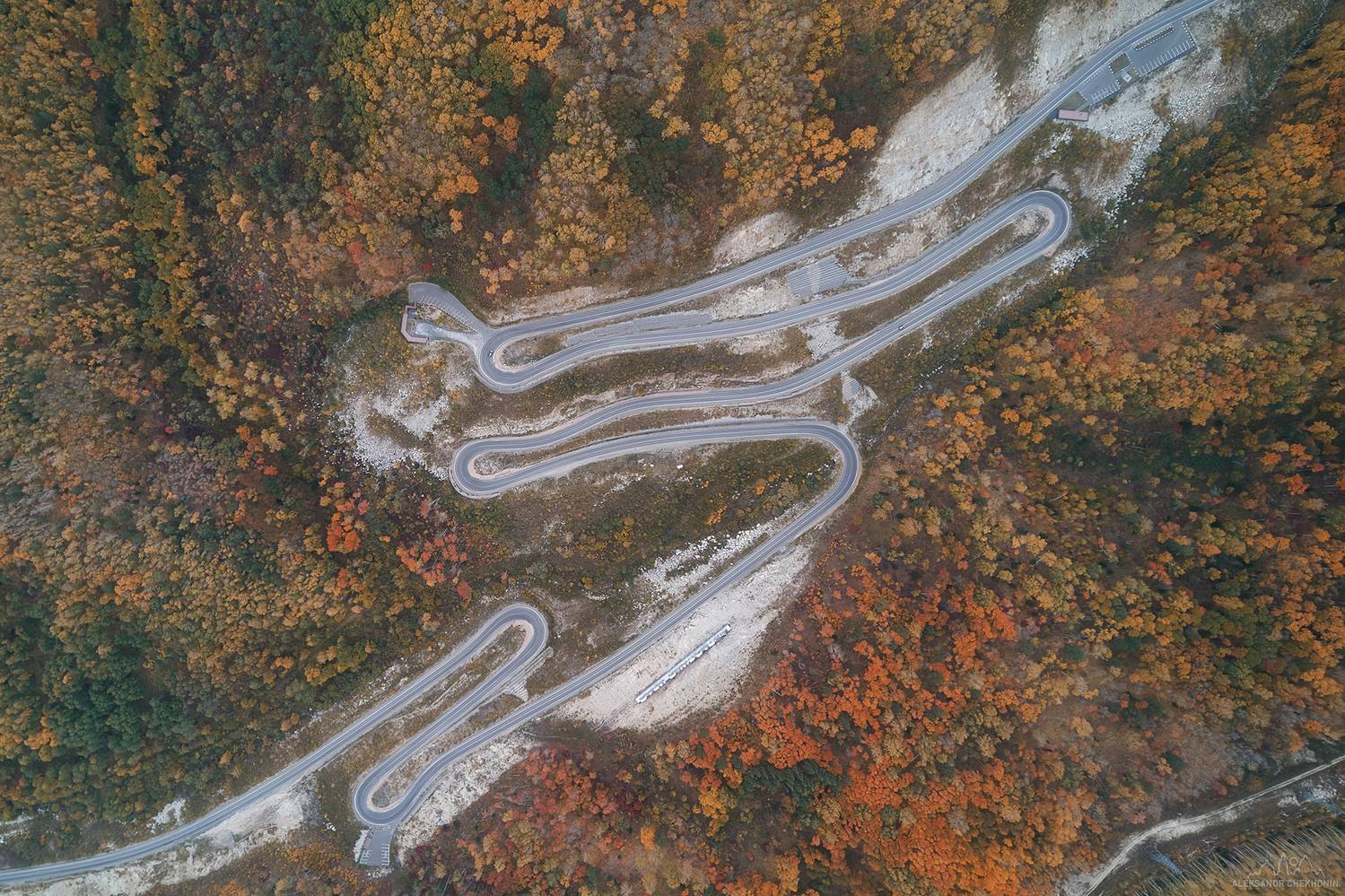Горный Алтай, осень, серпантин, Белокуриха, Чехонин Александр