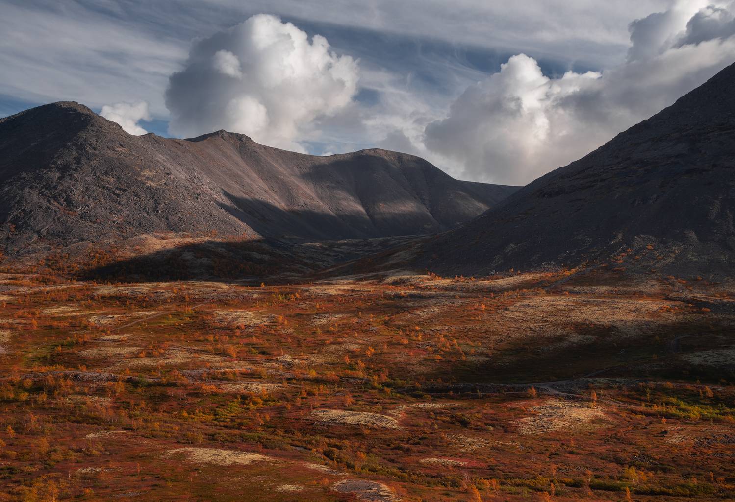 Хибины,кольский,север,осень,облака,горы,свет,пейзаж,утро, Истомин Виталий