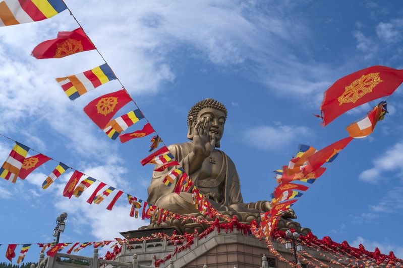 Nanshan Great Buddha, Yantai, Shandong, China фото превью