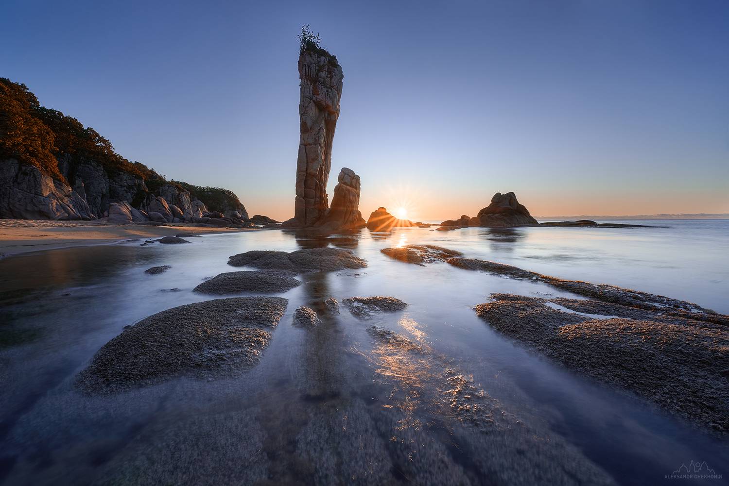Приморье, Японское море, рассвет, Чехонин Александр