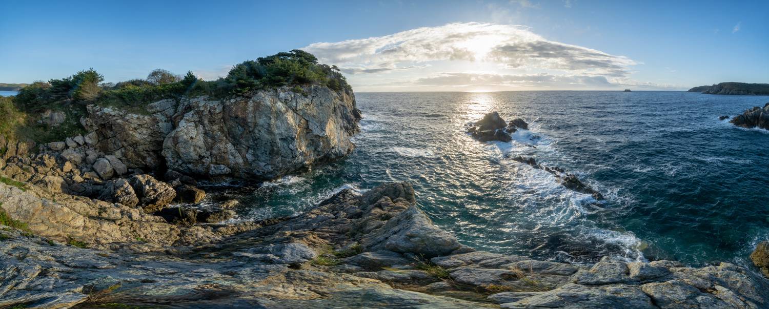 Россия, Приморский край, Японское море, полуостров Гамова, бухта Орлинка, панорама, , Гаврилов Юрий