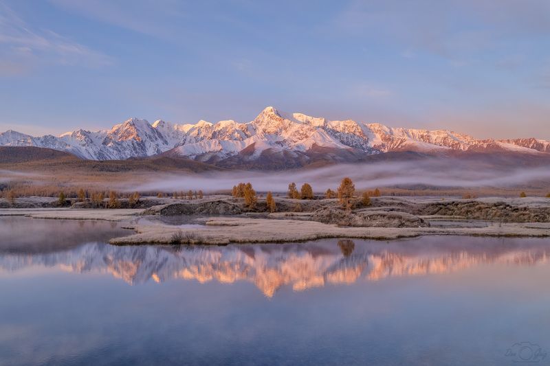 Алтай, озеро Джангысколь Утро на Джангысколе фото превью