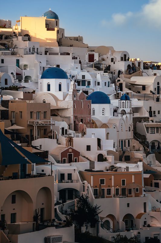 Three domes of Oia фото превью