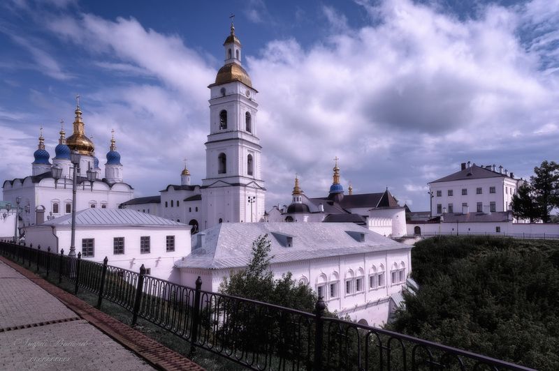 городской пейзаж, архитектура, соборы, Тобольский кремль, Софийско-Успенский собор Тобольский кремль, Софийско-Успенский собор фото превью